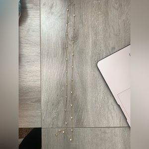 Long Crystal Necklace